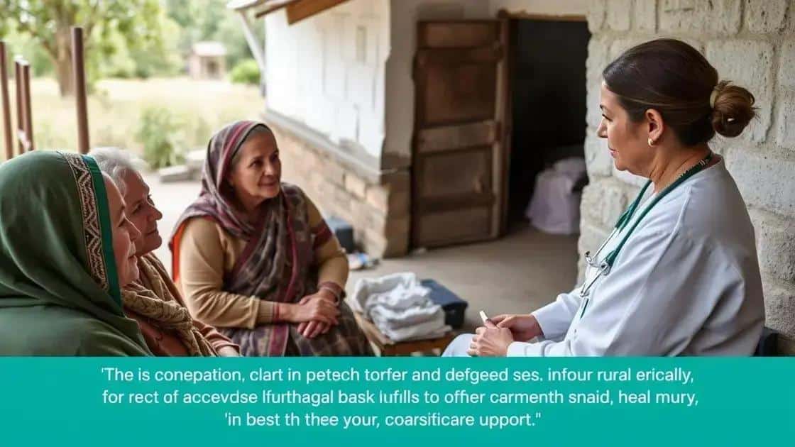 Barriers to access for rural populations