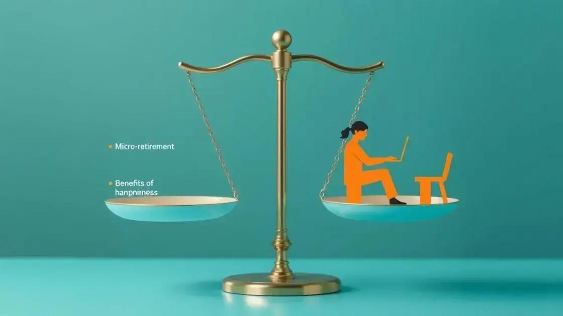 Benefits and challenges of micro-retirement strategies