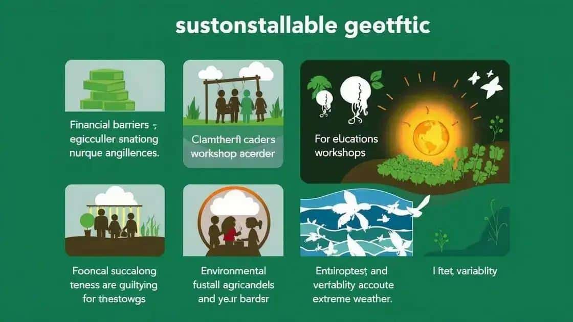 Challenges in sustainable agriculture