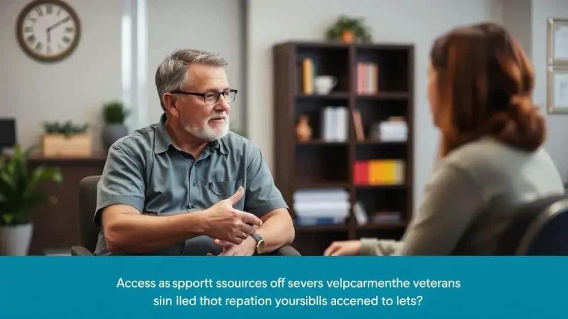 Resources for veterans seeking help