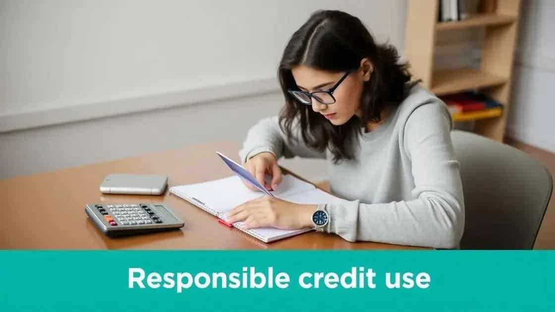 Strategies for responsible credit use