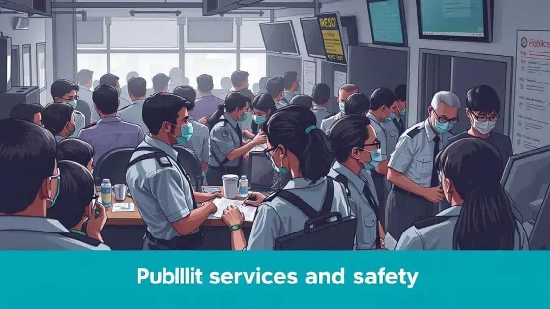 Impact on public services and safety